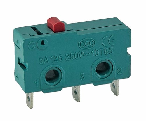 Mikrotaster pins 250v 2 - 250v, 5a,