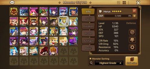 Summoners war starter ld5 - starter,