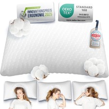 LEOSARA® Memory Foam Kissen 40x80x13cm Orthopädisches Kissen