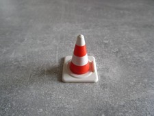 Playmobil Baustelle Absperrung Pylone Verkehrsleitkegel A