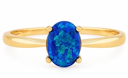 Echter opal solitär - 0,76, kt