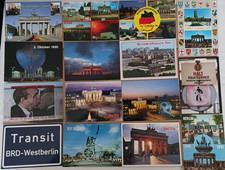 54 AK Berlin Motiv Brandenburger Tor Grenze Kalter Krieg Wiedervereinigung