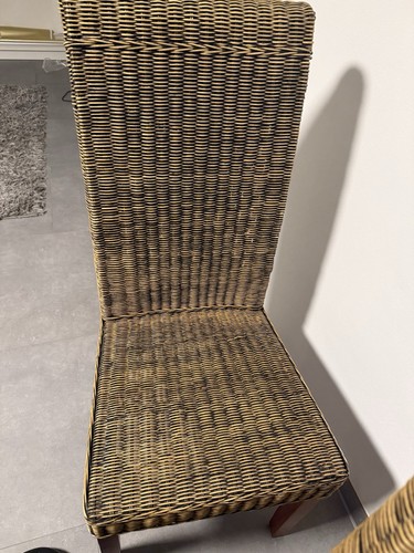 Rattanstuhl gut erhalten - rattanstuhl,