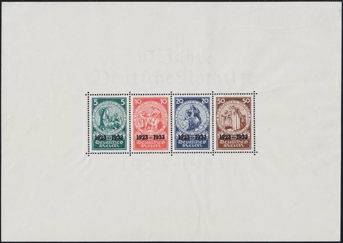 Deutsches reich block - block, 2