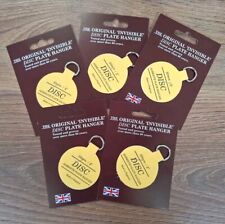 5 x PLATTE AUFHÄNGESCHEIBE 50mm 2" unsichtbar selbstklebend klebehaken abnehmbar £2 NEU 