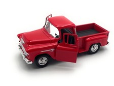 Modellauto Chevrolet Stepside 1:34-39 Rot Miniatur Fahrzeug