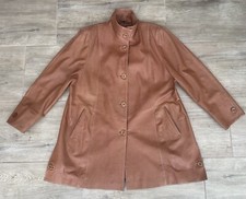 Patago Leder Damen Mantel in toller Farbe des Jahres Gr.40