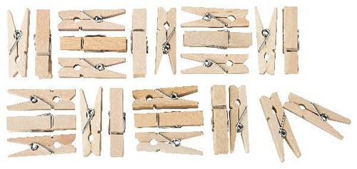 Holz deko klammern - holz,