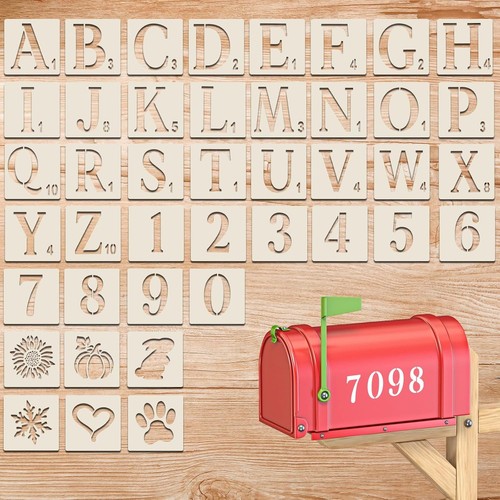 Stück buchstaben schablone - 42,