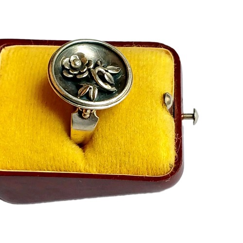 Handgefertigter ring aus - aus, 925