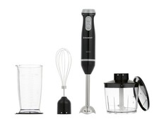 SILVERCREST Stabmixer Set SSMS 600 E6 Pürierstab Zerkleinerer 600W schwarz