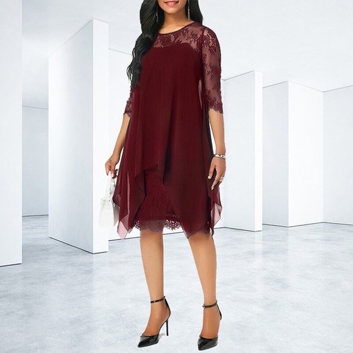 Damen chiffon partykleid - damen,
