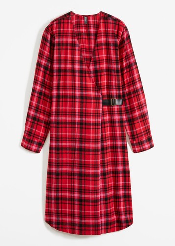 Neu flanell longbluse - flanell-longbluse, gr.