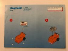 Playmobil NUR Bauplan Bauanleitung 4044 Beschreibung für Fugenschneider #M531