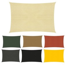 Sonnensegel Rechteck HDPE Garten Sonnenschutz UV Schutz Wasserdicht Sonnendach