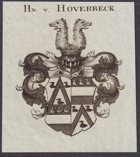 Hoverbeck wappen coat arms - of,