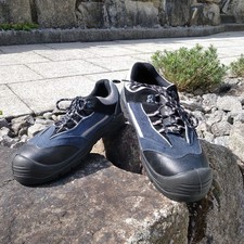 Herren Sicherheitsschuhe NEU schwarz/blau/grau Gr. 43/9 Stahlkappen NEU!!!