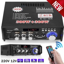 600W Bluetooth Mini Verstärker HiFi Power Audio Stereo Bass Amplifier USB FM MP3