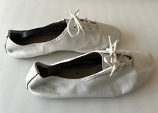 Trostel Leder Gymnastik-Turnschuhe Tanzschuhe mit Ledersohle Fußlänge ca. 27 cm