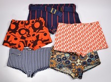 5x vintage 60er 70er BADEHOSEN Herren Jungen Bademode Space Age Design Erima