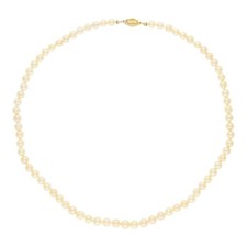 Perlenkette Akoya Gold