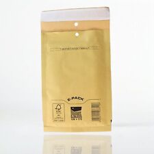 200 Stück Luftpolstertaschen A/1 (120x175 mm) braun, Kompakt-Brief-Format (Post)