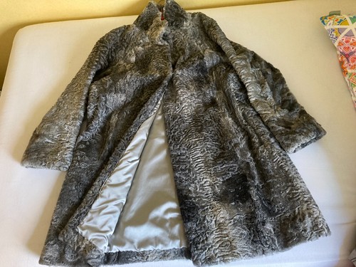 Persianer mantel grau - persianer,