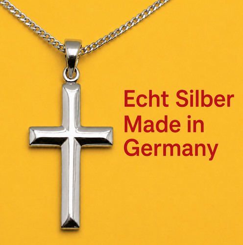 Kreuz anhänger mit kette - anhänger,