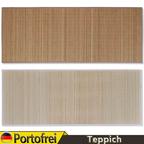 Teppich bambus läufer natur - bambus,