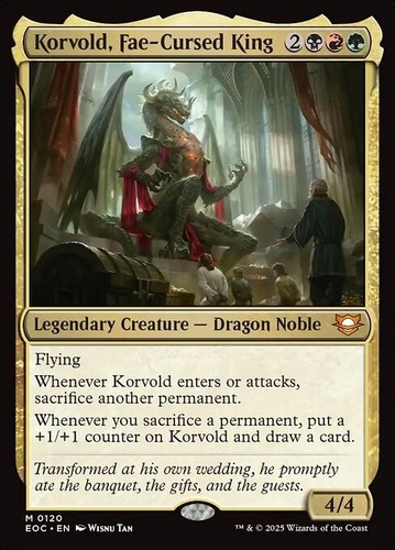 Mtg korvold fae - korvold,, fae-cursed