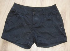 Sexy kurze Damen Hose Gr. XS S 34 36 schwarz Hot Pants Shorts simply chic jeans