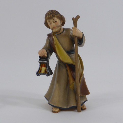 Krippenfigur holz geschnitzt - krippenfigur,