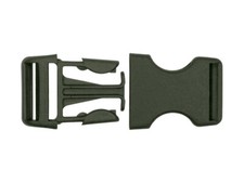 5x Steckschnalle 25 mm olivgrün Gurtschnalle Gurtband Gurt Gurtschnallen (ZH29)