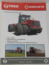 KIROVETS K744 Knicklenker Traktoren Prospekt ( Ost 33 )