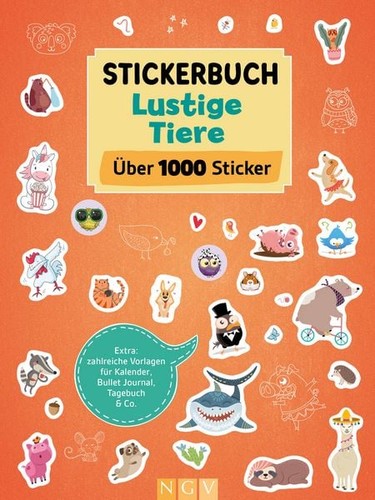 Stickerbuch lustige tiere - tiere, i