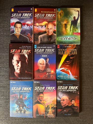 Star trek bücher konvolut - bücher, 9x