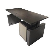 Musterring Schreibtisch Kara Frame Platte Und Gestell Eiche Graphit 