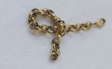 Armkette Unisex Armband  L: 22 cm Brasselet hochw.Vergoldet Modeschmuck
