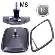 Universal Rückspiegel M8 Gewinde Seitenspiegel Außenspiegel Traktor Bagger LKW