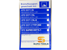 20 x ATE brake fluid sticker