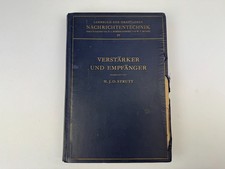 uralt Buch Verstärker und Empfänger 1943 Sammler Amplifier Tube Book