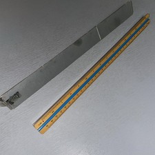 NESTLER  Dreikantmaßstab Redukt Lineal Architekt Vermesser 30cm Vintage Sammler