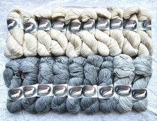 950g Austermann Eko Pur Degrade Natur Grau hell dunkel Alpaka  Schurwolle