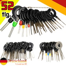 52tlg Auspinwerkzeug Entriegelungswerkzeug Lösewerkzeug Set Auto KFZ Stecker Pin
