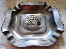 Alter Aschenbecher Zinn