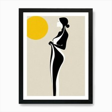 Silhouette einer Frau 4