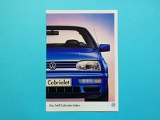 Prospekt / Katalog - VW Golf