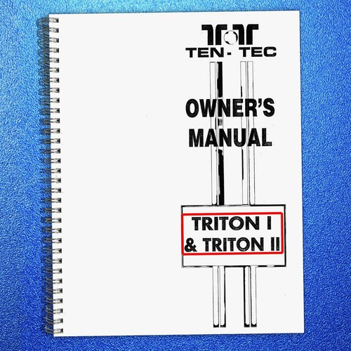 Ten tec triton models 510 - ten, 1