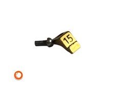 Breitling Aerospace Reiter 15 vergoldet mit Schraube15 Marker Rider Gold Plated