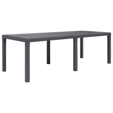 Gartentisch Braun 220x90x72 cm